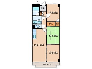 第３高杉マンションの物件間取画像